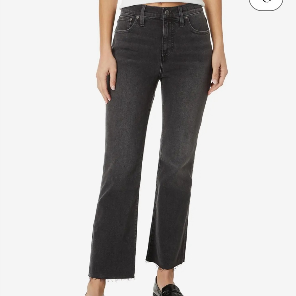 Madewell Faded Black Boot-Cut Jeans
